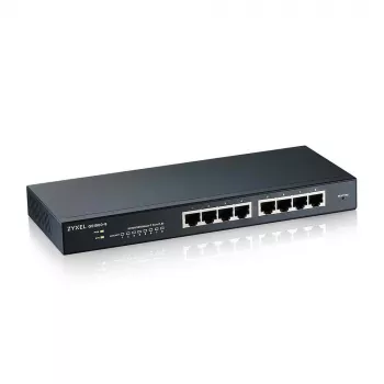 Zyxel GS1900-8 Vadāms L2 Gigabit Ethernet (10/100/1000) Melns