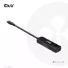 CLUB3D USB Gen2 Type-C uz HDMI™ 8K60Hz vai 4K120Hz HDR10+ ar DSC1.2 un Power Delivery 3.0 aktīvs adapteris M/F