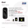 CLUB3D ceļojumu lādētājs 100 W GAN tehnoloģija, USB-IF TID sertificēts, viena pieslēgvieta USB Type-C, atbalsta Power Delivery (PD) 3.0