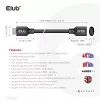 CLUB3D Ultra High Speed HDMI pagarinājuma kabelis 4K120Hz 8K60Hz 48Gbps M/F 1 m / 3.28 ft 30AWG