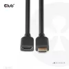 CLUB3D Ultra High Speed HDMI pagarinājuma kabelis 4K120Hz 8K60Hz 48Gbps M/F 1 m / 3.28 ft 30AWG