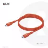 CLUB3D USB2 Type-C divvirzienu USB-IF sertificēts kabelis datiem 480Mb, PD 240W(48V/5A) EPR M/M 1m / 3.23 ft