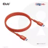 CLUB3D USB2 Type-C divvirzienu USB-IF sertificēts kabelis datiem 480Mb, PD 240W(48V/5A) EPR M/M 1m / 3.23 ft