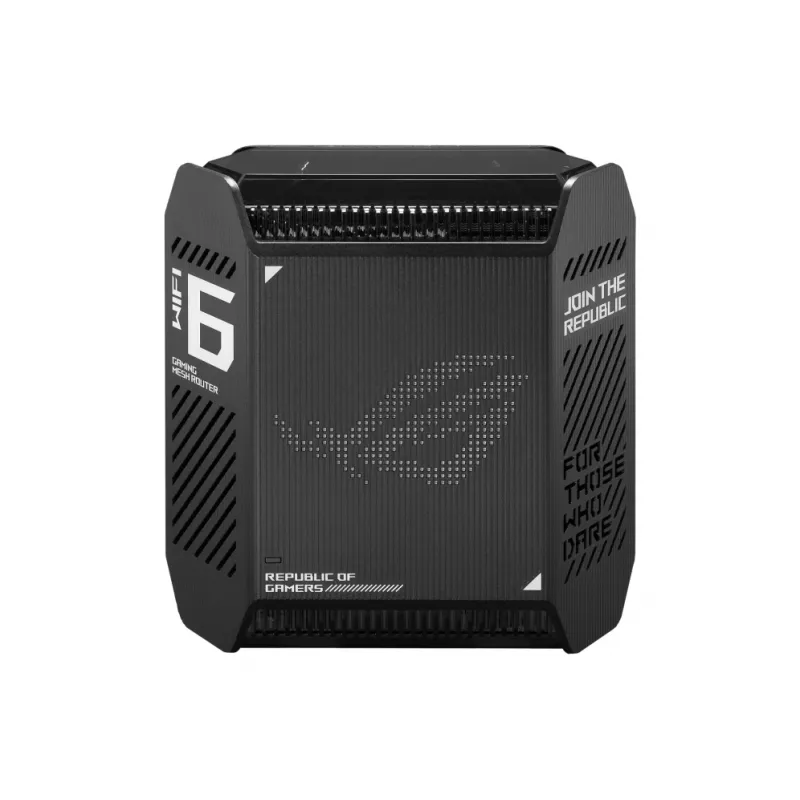 ASUS ROG Rapture GT6 AX10000 AiMesh 1 iepakojums Trīsjoslu (2.4 GHz / 5 GHz / 5 GHz) Wi-Fi 6 (802.11ax) Melns 4 iekšējās