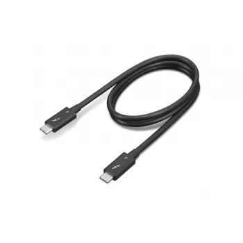 Lenovo 4X91K16968 Thunderbolt kabelis 0,7 m 40 Gbit/s Melns (atvērts iepakojums)
