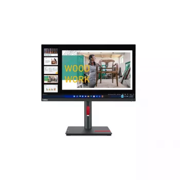 Lenovo ThinkVision P24q-30 datora monitors 60,5 cm (23,8 collas) 2560 x 1440 pikseļi Quad HD LED Melns