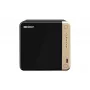 QNAP TS-464 NAS Tornis Intel® Celeron® N5095 8 GB DDR4 0 TB QNAP QTS Melns