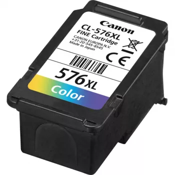 Canon CL-576XL tintes kasetne 1 gab. Oriģināla Augsta (XL) ietilpība Fuksīna, Dzeltena, Ciāna