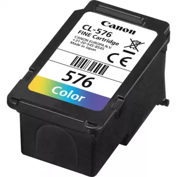Canon CL-576 tintes kārtridžs 1 gab. Oriģināls standarta ietilpība ciāna, fuksīna, dzeltena