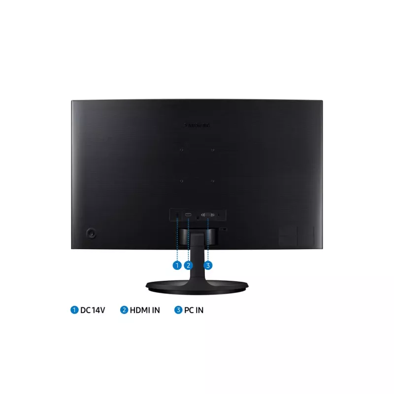 Samsung S36C datora monitors 68,6 cm (27 colli) 1920 x 1080 pikseļi Full HD LCD Melns