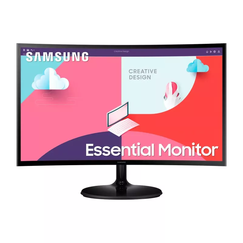 Samsung S36C datora monitors 68,6 cm (27 colli) 1920 x 1080 pikseļi Full HD LCD Melns