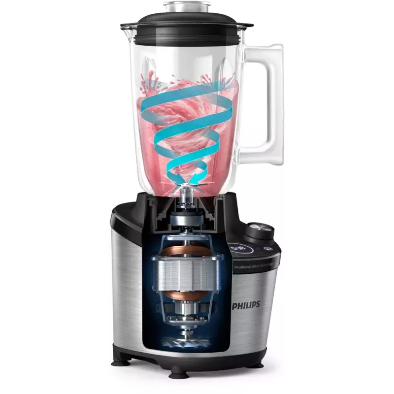 Galda blenderis Philips 7000 sērija HR3760/00 Melns Metālisks