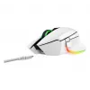 Spēļu pele Razer Basilisk V3 Pro — labā roka, optiskā 30 000 DPI, RF bezvadu/Bluetooth/USB-C, balta