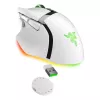 Spēļu pele Razer Basilisk V3 Pro — labā roka, optiskā 30 000 DPI, RF bezvadu/Bluetooth/USB-C, balta