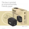 CLUB3D ceļojumu lādētājs PPS 65W GAN tehnoloģija, trīs porti (2x USB Type-C + USB Type-A) Power Delivery (PD) 3.0 atbalsts