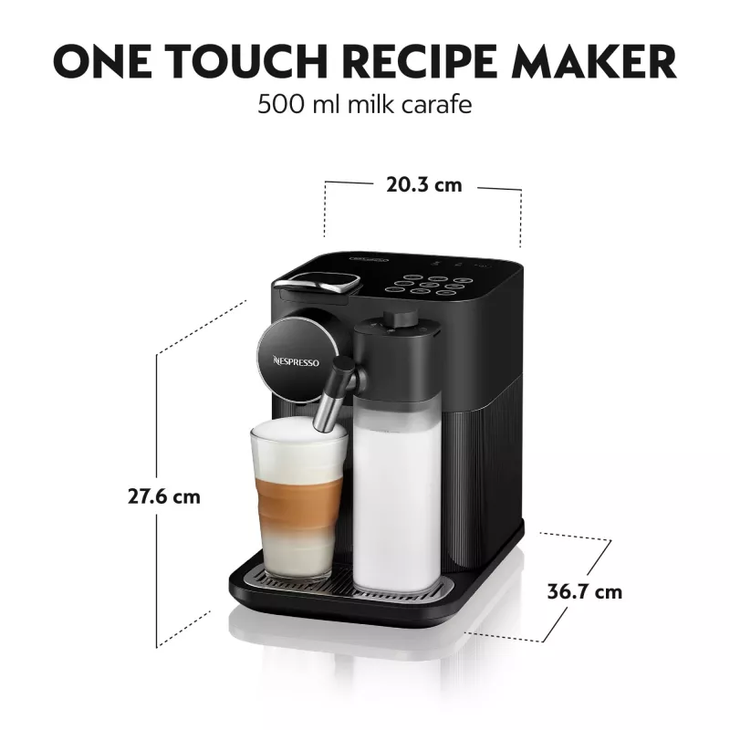 De’Longhi Nespresso Gran Lattissima kafijas automāts no Delonghi, Sophisticated Darks