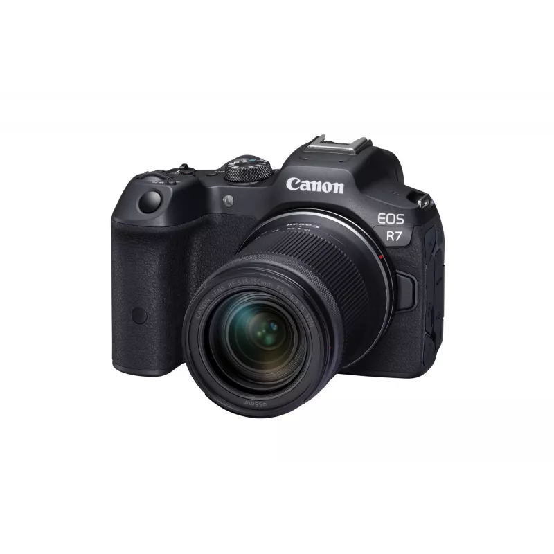 Bezspoguļa kamera Canon EOS R7 ar RF-S 18-150mm objektīvu, 32,5 MP CMOS, 4K, 0,53 kg
