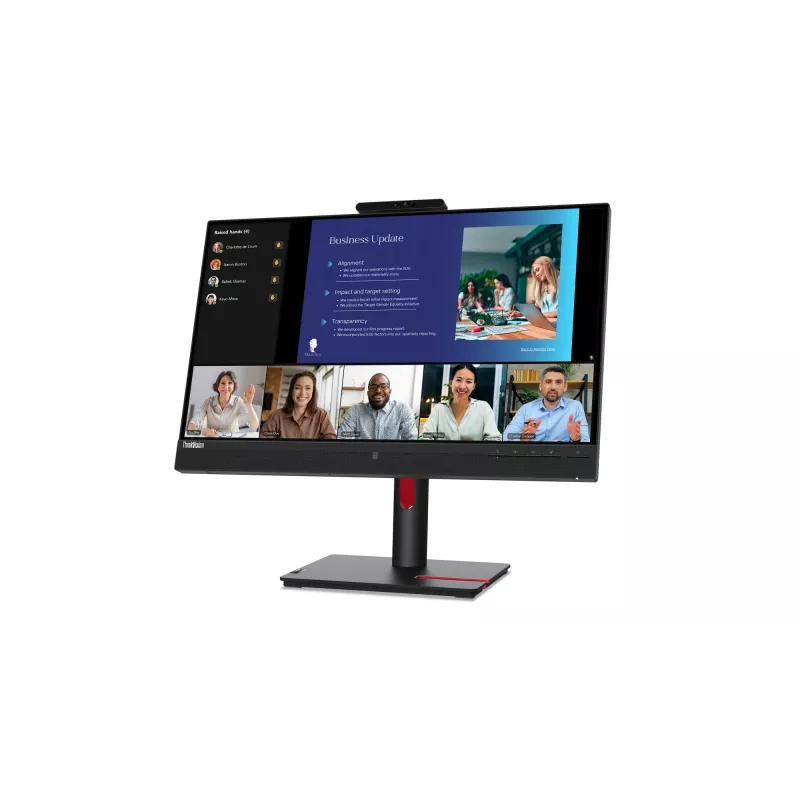 Lenovo ThinkVision T24v-30 datora monitors 60.5 cm (23.8 collas) 1920 x 1080 pikseļi Full HD LED melns