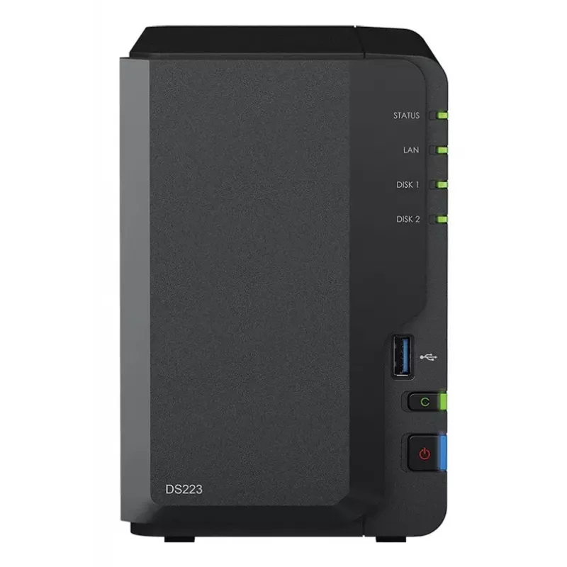 NAS Synology DiskStation DS223 darbvirsmas Realtek RTD1619B 2 GB DDR4
