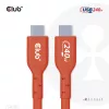 CLUB3D USB2 Type-C divvirzienu USB-IF sertificēts datu kabelis 480Mb, PD 240W(48V/5A) EPR M/M 3m / 9.84 ft
