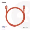 CLUB3D USB2 Type-C divvirzienu USB-IF sertificēts datu kabelis 480Mb, PD 240W(48V/5A) EPR M/M 3m / 9.84 ft