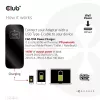 CLUB3D Ceļojumu lādētājs 140 W GaN tehnoloģija, viens USB Type-C ports, Power Delivery (PD) 3.1 atbalsts