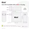 CLUB3D Ceļojumu lādētājs 140 W GaN tehnoloģija, viens USB Type-C ports, Power Delivery (PD) 3.1 atbalsts