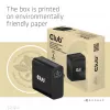 CLUB3D Ceļojumu lādētājs 140 W GaN tehnoloģija, viens USB Type-C ports, Power Delivery (PD) 3.1 atbalsts