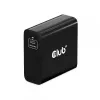 CLUB3D Ceļojumu lādētājs 140 W GaN tehnoloģija, viens USB Type-C ports, Power Delivery (PD) 3.1 atbalsts