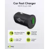 Goobay Dual-USB Auto ātrais lādētājs USB-C PD 45W melns