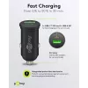 Goobay Dual-USB Auto ātrais lādētājs USB-C PD 45W melns