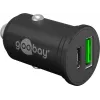 Goobay Dual-USB Auto ātrais lādētājs USB-C PD 45W melns