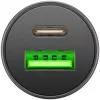 Goobay Dual-USB Auto ātrais lādētājs USB-C PD 45W melns