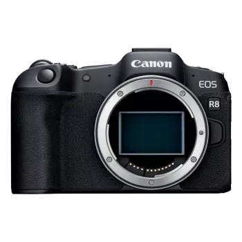 Canon EOS R8 + RF 24-50mm F4.5-6.3 IS STM Kit, 24,2 MP, 6000 x 4000 pikseļi, CMOS, 4K Ultra HD, skārienjūtīgs ekrāns, melns