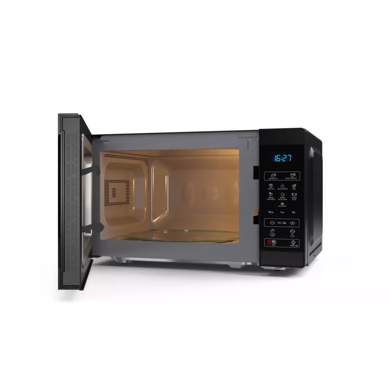 Sharp YC-MS02E-B mikroviļņu krāsns Melna Solo mikroviļņu krāsns Uz galda 20 L 800 W