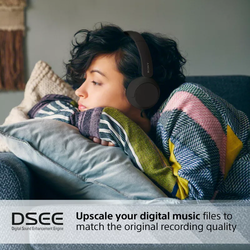 Sony WH-CH520 galvas austiņas Bezvadu Galvas stīpa Zvani/Mūzika USB Type-C Bluetooth melns