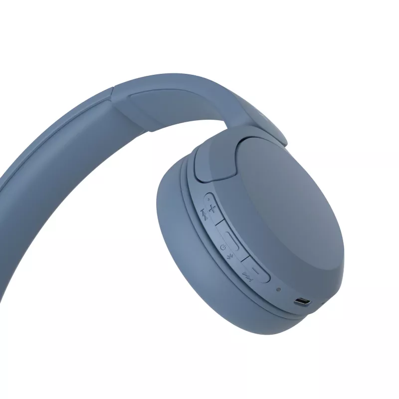 Sony WH-CH520 Bezvadu austiņas ar galvas saiti Zvaniem/Mūzikai USB Type-C Zilā krāsā