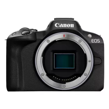 Canon EOS R50, melns + RF-S 18-45mm F4.5-6.3 IS STM komplekts, 24,2 MP, 6000 x 4000 pikseļi, CMOS, 4K Ultra HD, skārienekrāns, melns
