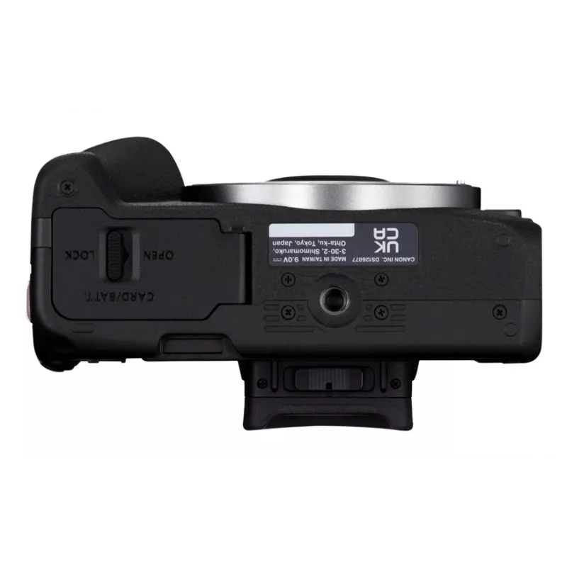 Canon EOS R50, melns + RF-S 18-45mm F4.5-6.3 IS STM komplekts, 24,2 MP, 6000 x 4000 pikseļi, CMOS, 4K Ultra HD, skārienekrāns, melns