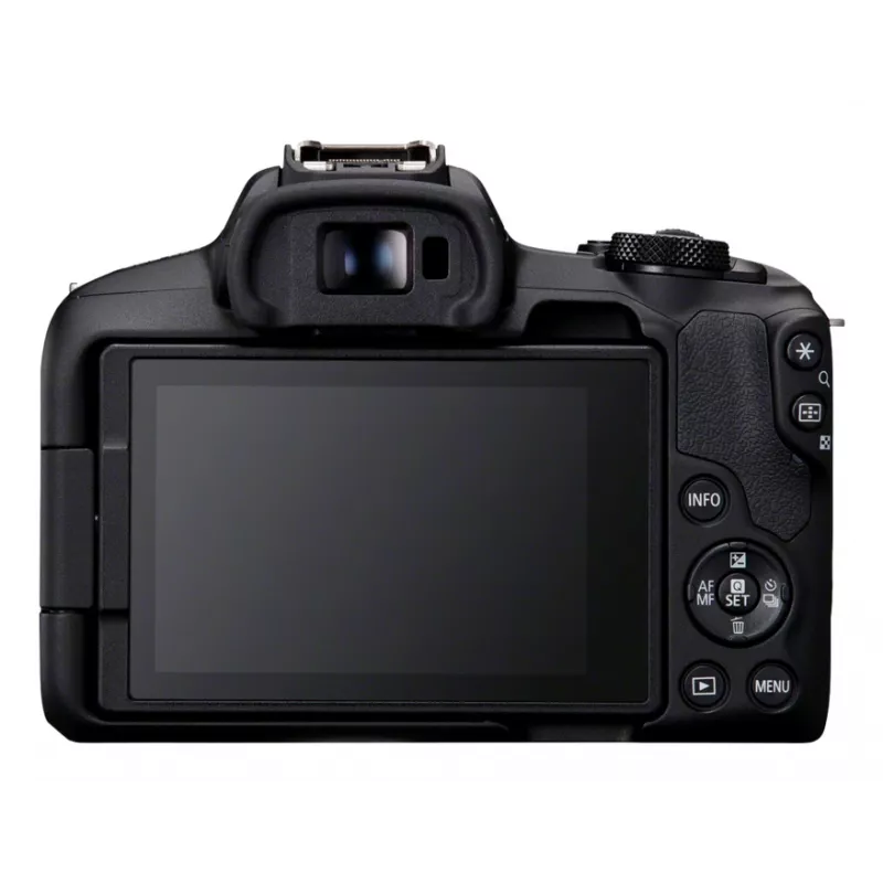 Canon EOS R50, melns + RF-S 18-45mm F4.5-6.3 IS STM komplekts, 24,2 MP, 6000 x 4000 pikseļi, CMOS, 4K Ultra HD, skārienekrāns, melns