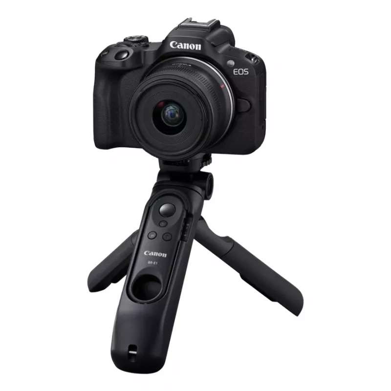 Canon EOS R50, melns + RF-S 18-45mm F4.5-6.3 IS STM komplekts, 24,2 MP, 6000 x 4000 pikseļi, CMOS, 4K Ultra HD, skārienekrāns, melns