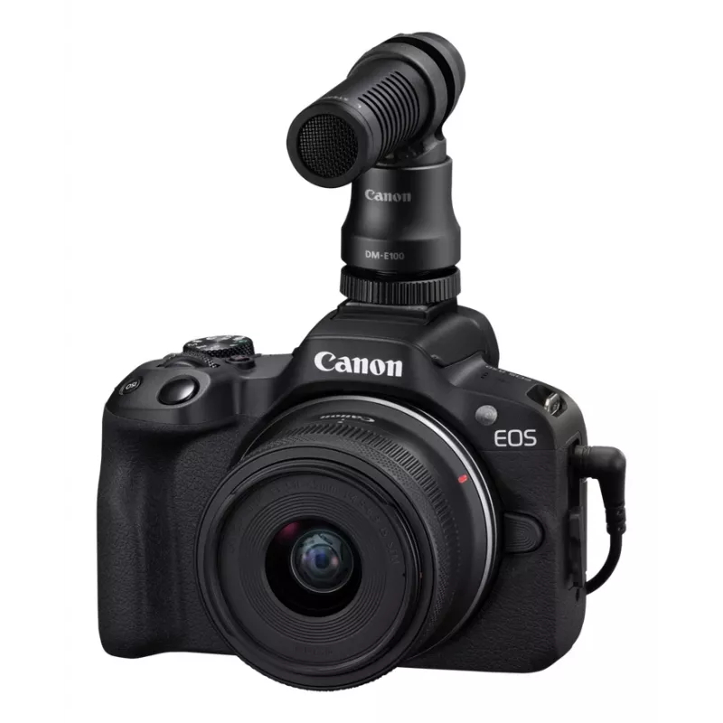Canon EOS R50, melns + RF-S 18-45mm F4.5-6.3 IS STM komplekts, 24,2 MP, 6000 x 4000 pikseļi, CMOS, 4K Ultra HD, skārienekrāns, melns