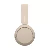 Sony WH-CH520 Bezvadu austiņas, galvas saite, zvaniem/mūzikai, USB Type-C, Bluetooth, uzlādes statīvs, krēmkrāsas
