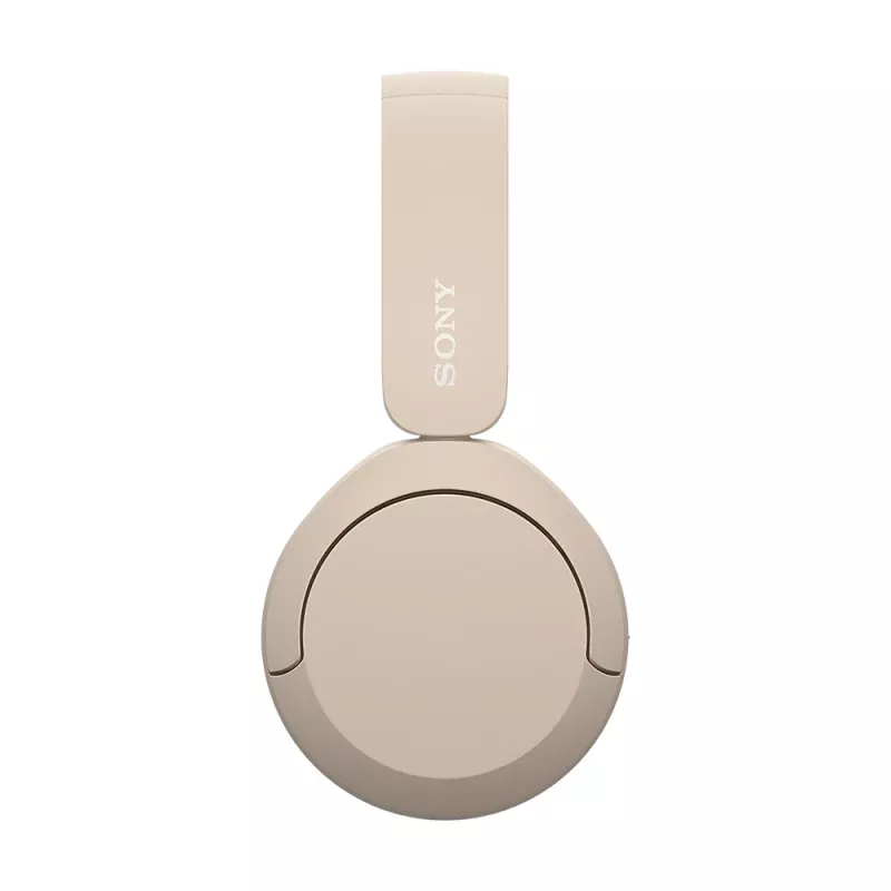Sony WH-CH520 Bezvadu austiņas, galvas saite, zvaniem/mūzikai, USB Type-C, Bluetooth, uzlādes statīvs, krēmkrāsas