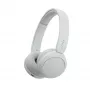 Sony WH-CH520 bezvadu uz ausīm liekamas austiņas ar mikrofonu, Bluetooth 5.2, 50 h atskaņošanas laiks, USB-C uzlāde, baltas