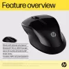 HP 250 Dual Mouse, abpusējs, Bluetooth + USB Type-A, 1600 DPI, melns