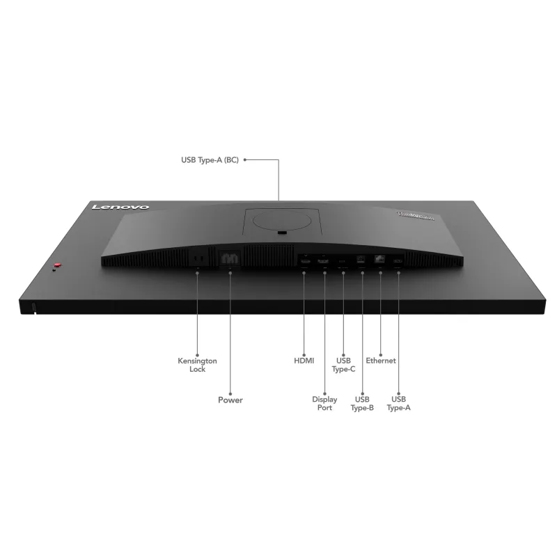 Lenovo ThinkVision T32p-30 datora monitors 80 cm (31,5 collas) 3840 x 2160 pikseļi 4K Ultra HD LED melns
