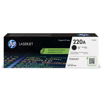 HP 220A melna oriģinālā LaserJet tonera kasetne