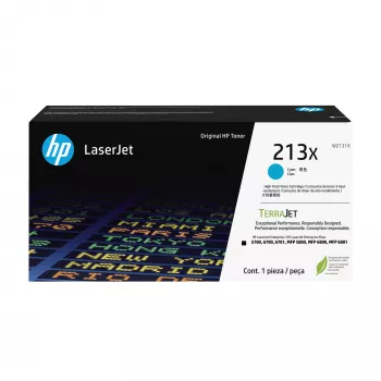 HP 213X High Yield ciāna Oriģināls LaserJet tonera kasete