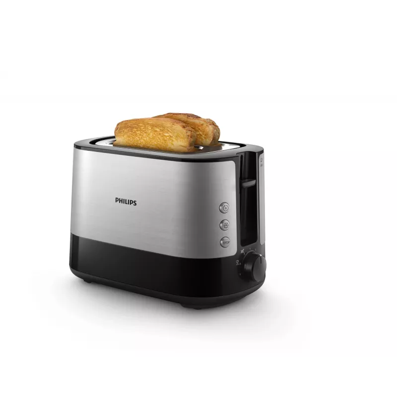 Philips Viva Collection HD2635/90 tosteris 7 2 šķēles Melns, Titāna